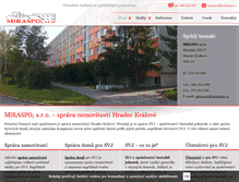 Tablet Screenshot of miraspo.cz
